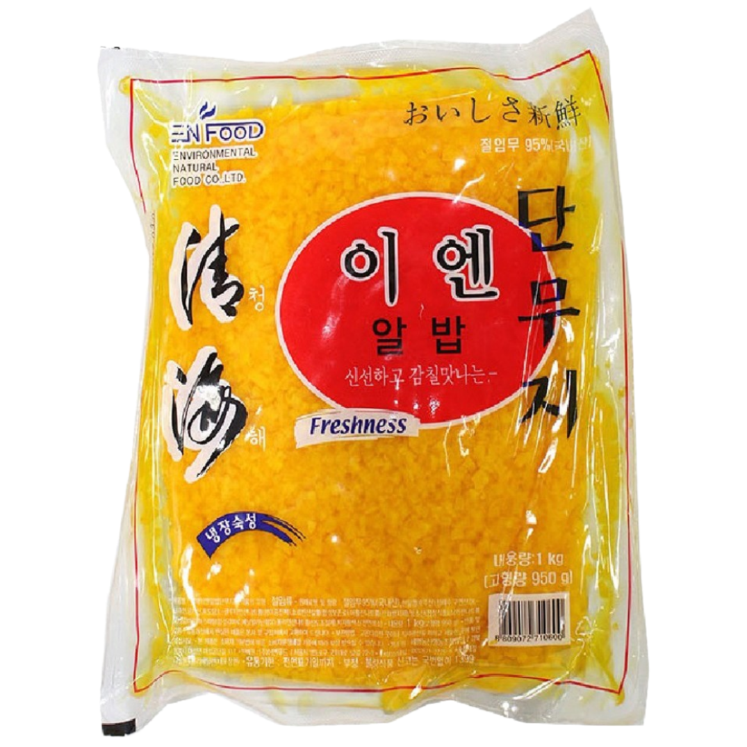 청해 이엔 알밥 단무지, 1kg, 10개 58,100원