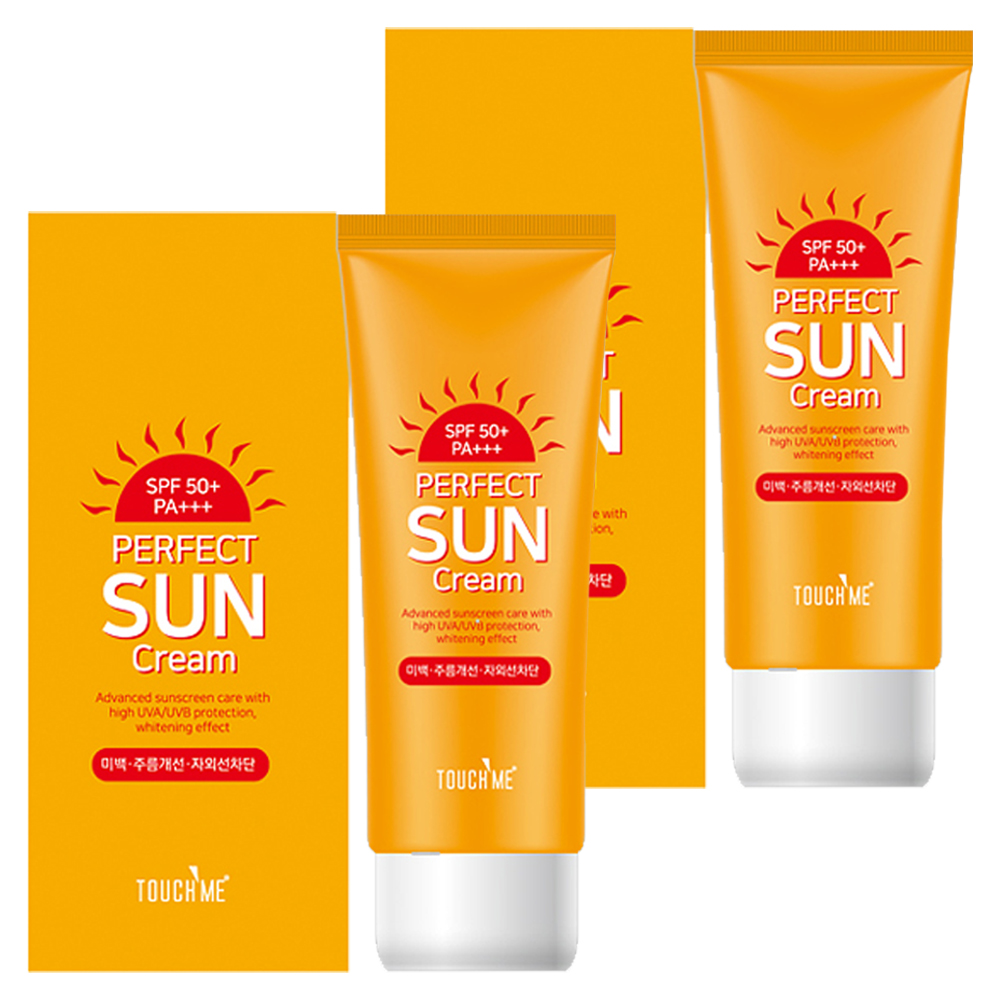 터치미 퍼펙트 선크림 SPF50+ PA+++, 60ml, 2개 9,900원