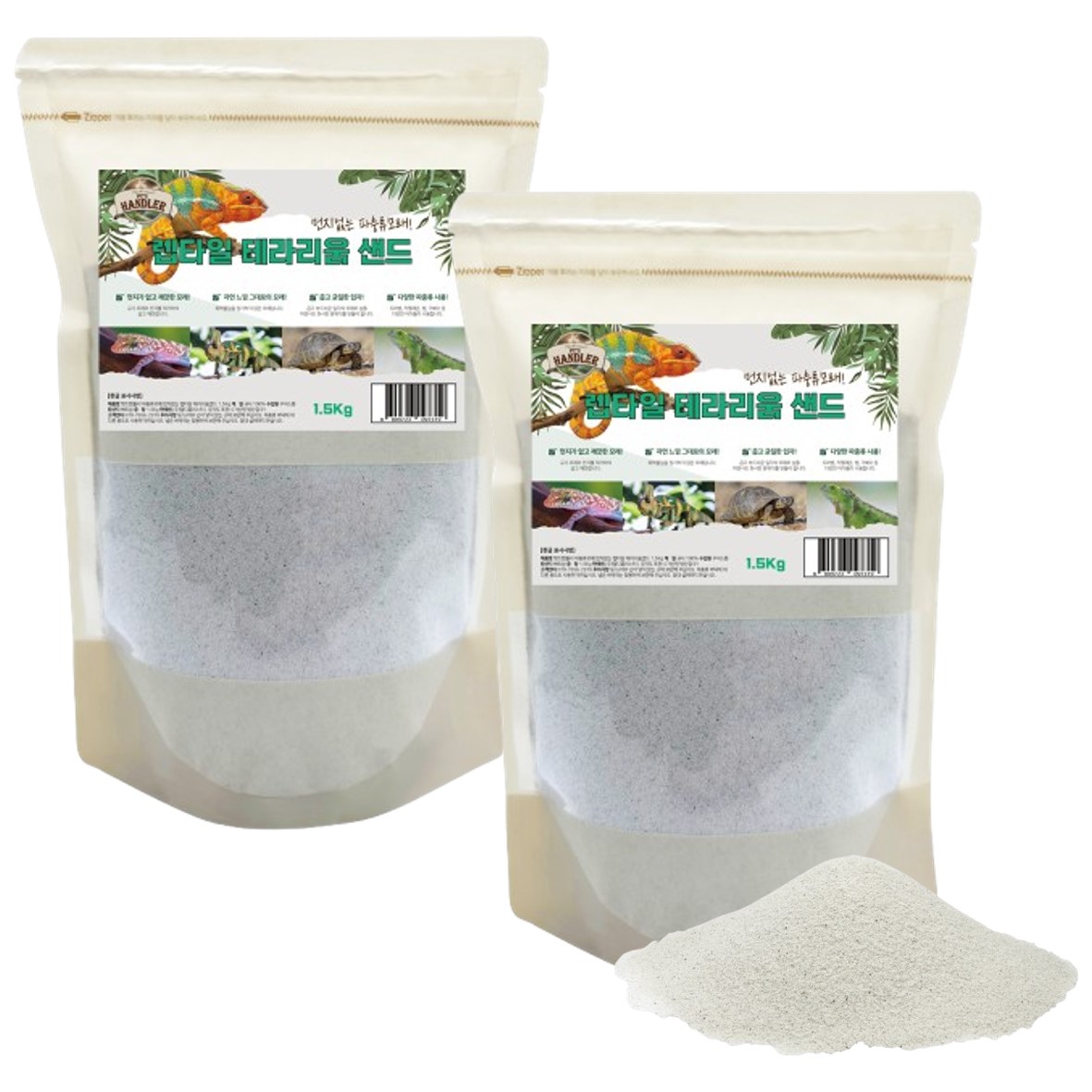 펫츠핸들러 먼지없는 도마뱀 파충류모래 렙타일샌드 6,200원