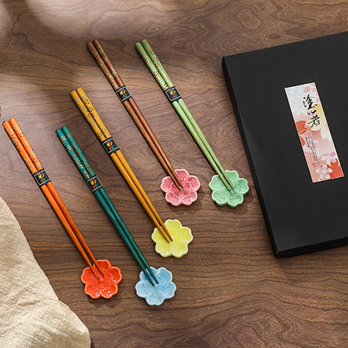 큐트미 벚꽃젓가락 5종 + 벚꽃젓가락받침 5종 세트 MP558, 혼합색상, 1세트, 젓가락 5종 + 젓가락받침 5종 23,500원
