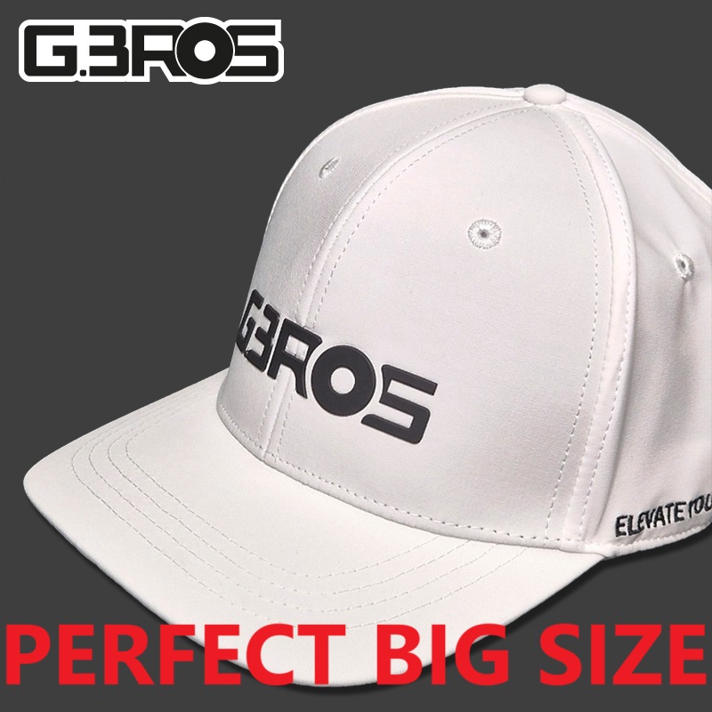 신제품 지브로스 레터링 스트레치 캡 빅사이즈 골프모자 화이트(60cm, 2XL, SIZE2) 58,000원