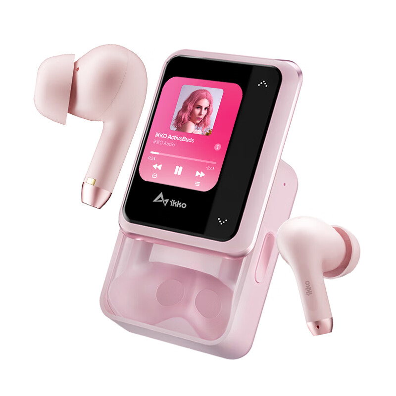 IKKO AUDIO ActiveBuds 스마트 블루투스 터치 이어폰 GPT-4o무료지원 AI녹음+번역 한국어 지원 1.8인치 AMOLED 스크린 500nit 밝기 425,500원