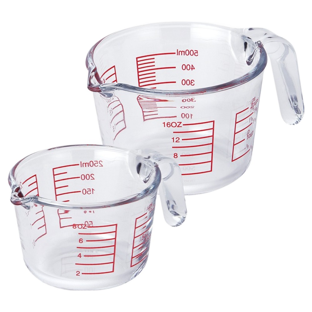 네오플램 내열유리 계량컵 250ml + 500ml 세트 10,800원