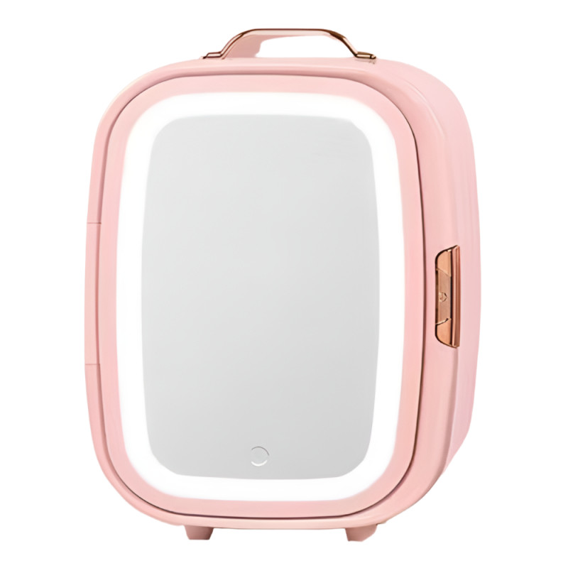 AE뷰티 소형 화장품 냉장고 LED 조명 무소음, 단일 모델, 화이트 조명 2층 칸막이 서랍형 117,500원