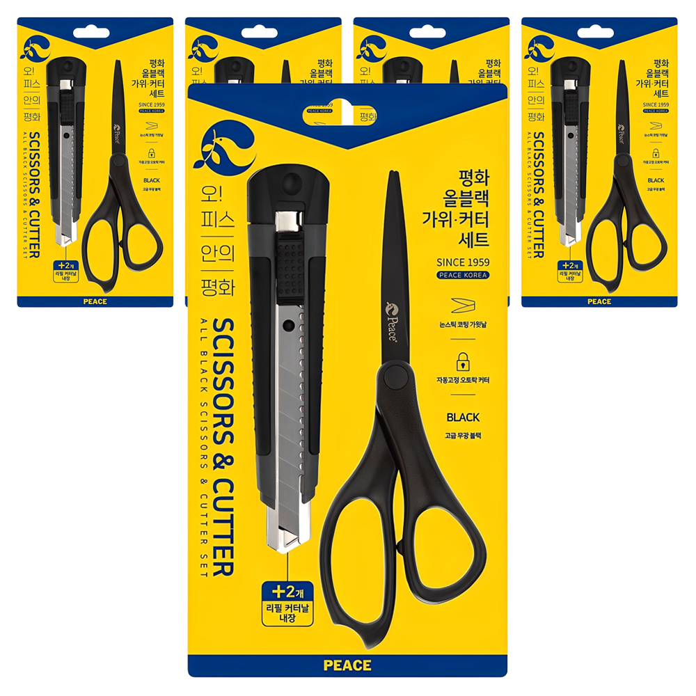 피스코리아 평화 코팅가위 + 커터칼 24,400원