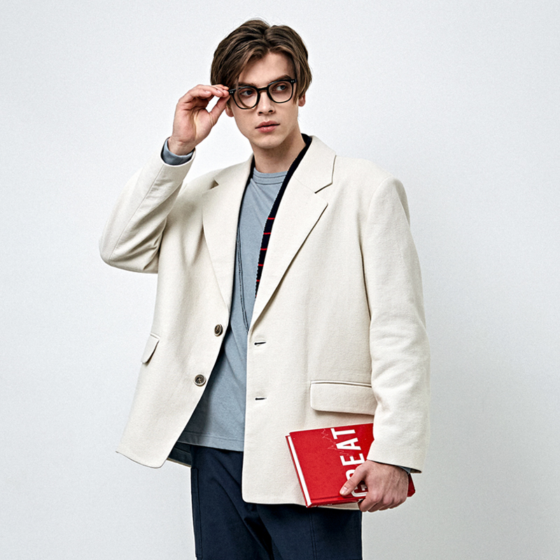 커스텀어스 남성용 피그먼트 포멀 오버핏 자켓 CXS24SWJK214 128,790원