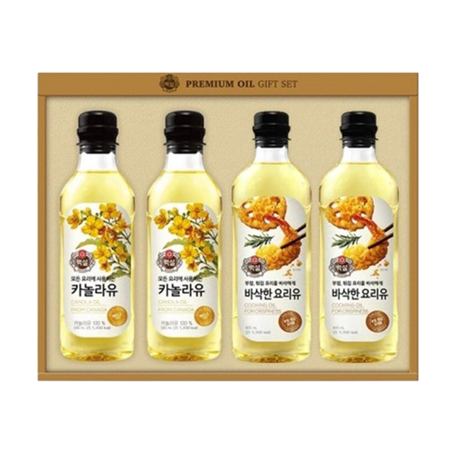 CJ 제일제당 백설 프리미엄 23호 식용유선물세트 + 쇼핑백포함 15,500원