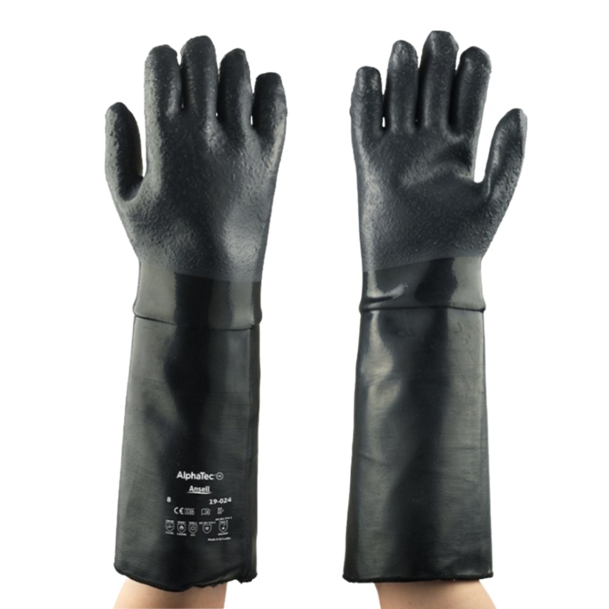 안셀 Ansell 알파텍 19-024 네오프렌 내열 내화학 장갑, 1개 50,500원