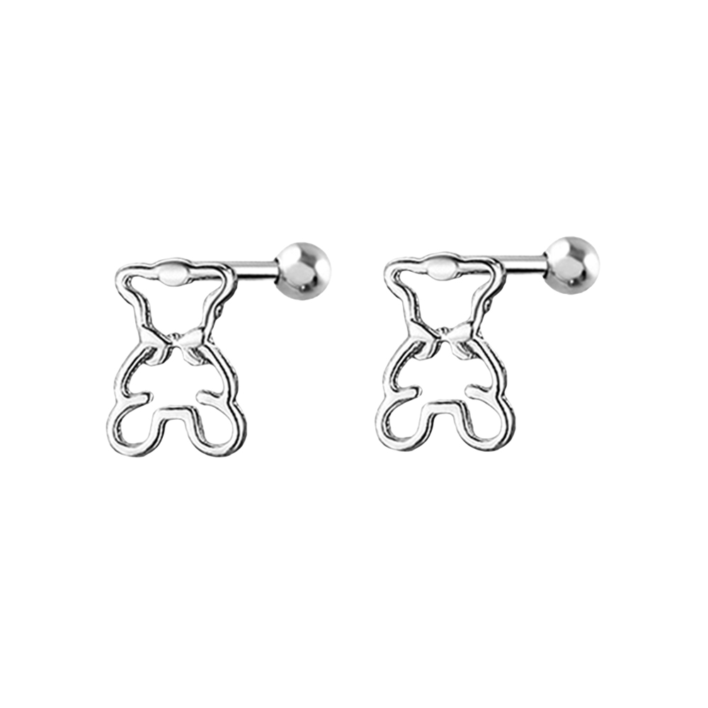 헤미안 실버 925 곰돌이 피어싱 은 귀걸이 HE2507092 24,500원