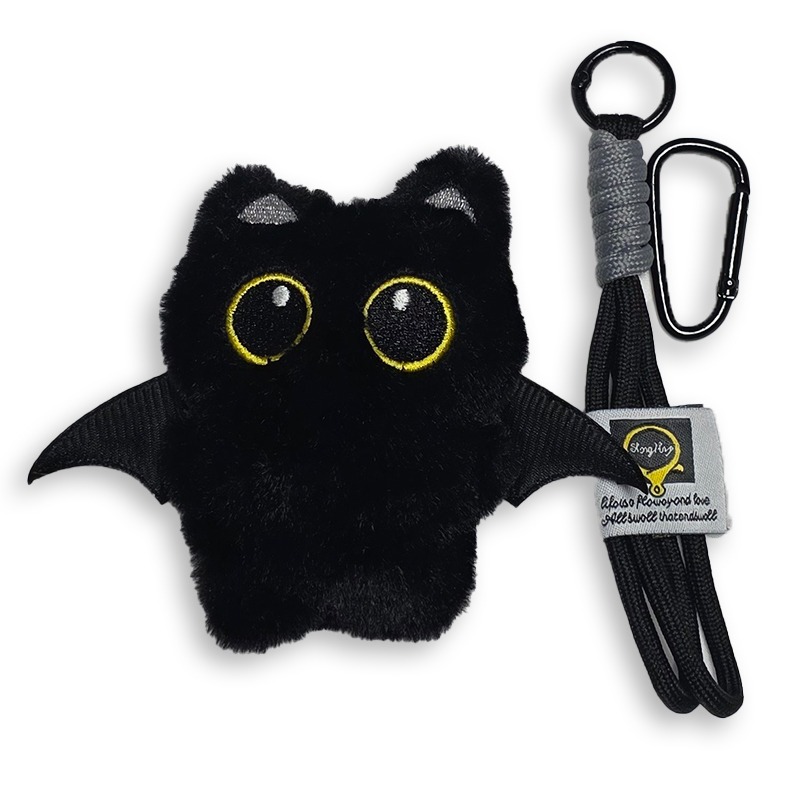 1+1 귀여운 블랙냥이 키링 스트랩 세트 7,900원