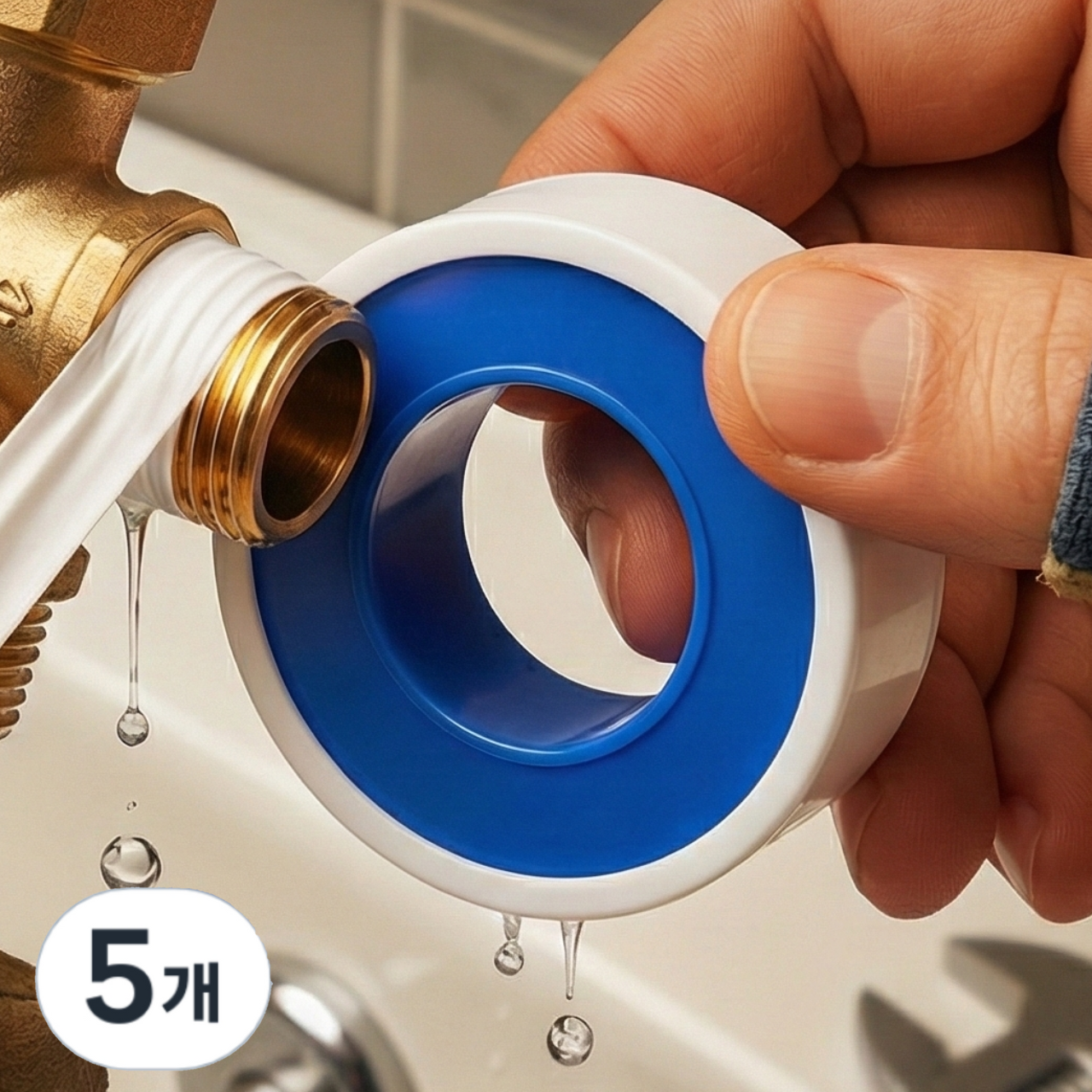 시그니처 테프론 테이프 12MM X 10미터 내열성 고밀도, 5개 4,080원