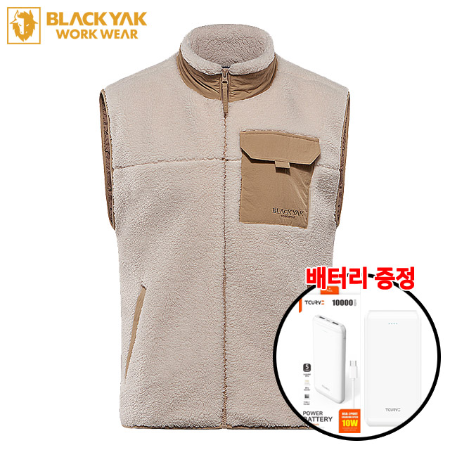 블랙야크 발열조끼 플리스발열조끼  [보조베터리 + 귀마개 포함] 129,140원