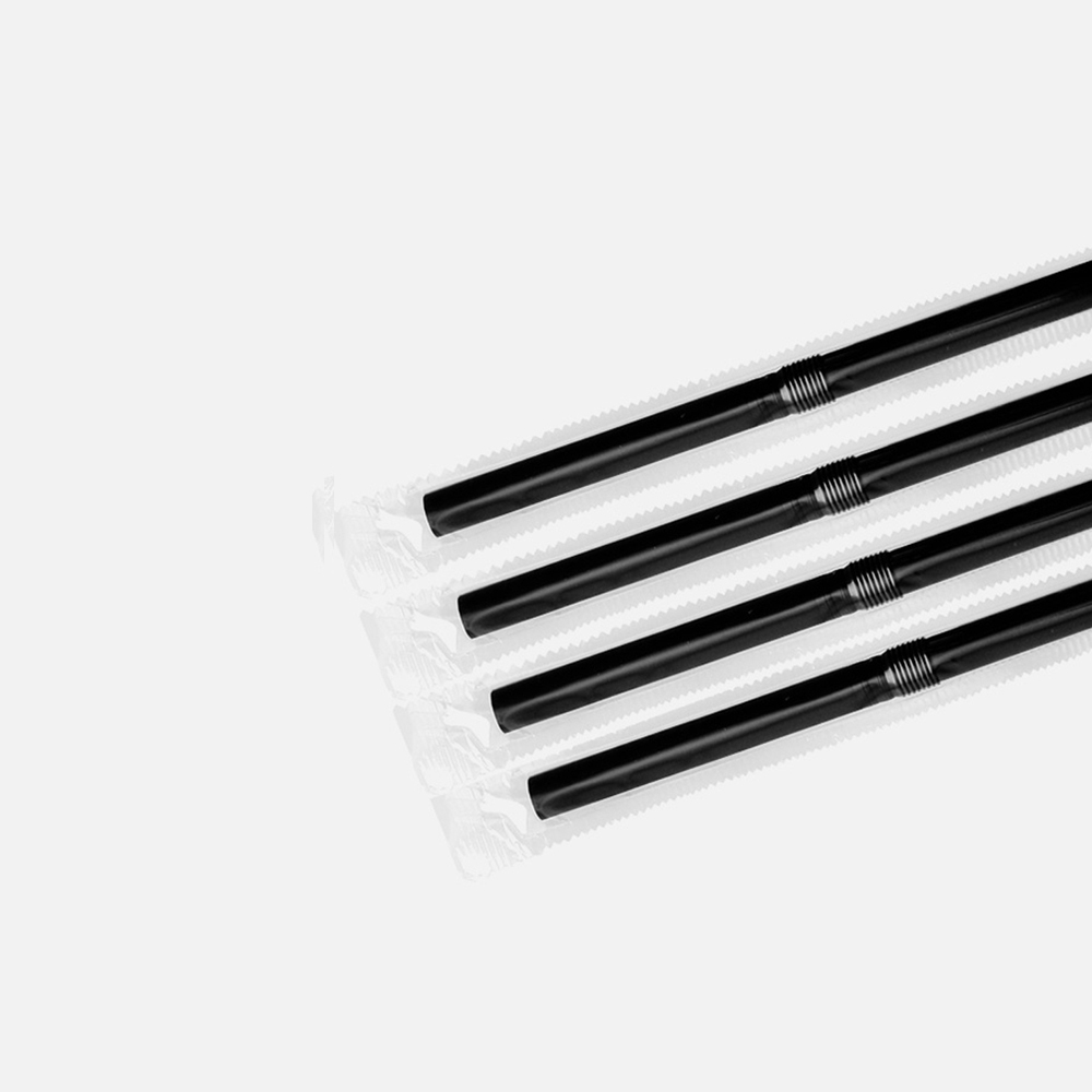 소호팩 자바라 빨대 7/25 블랙 개별포장, 1개, 8000개입 82,300원