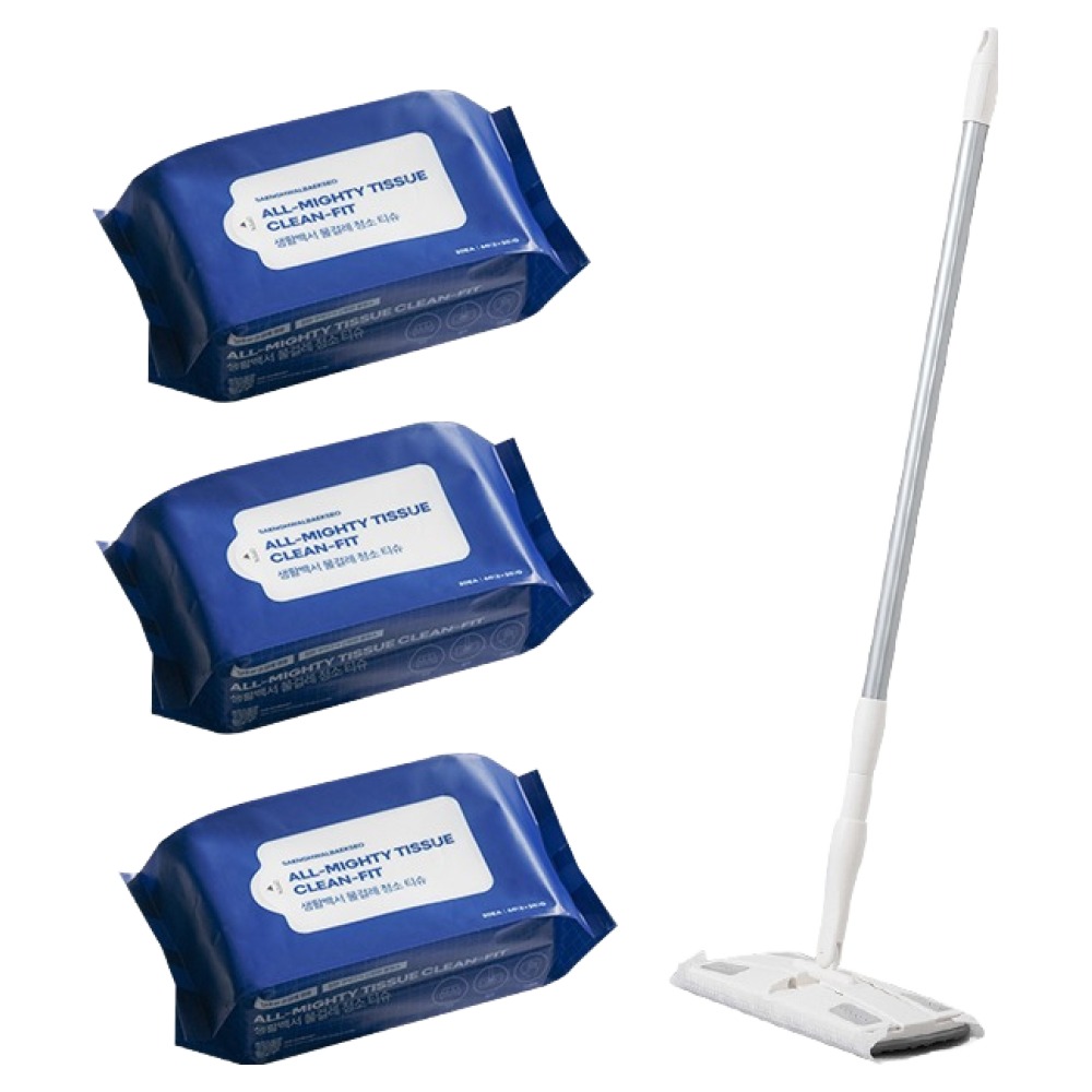 생활백서 올마이티슈 클린핏 물걸레 청소 티슈 3p 밀대, 1개 16,900원