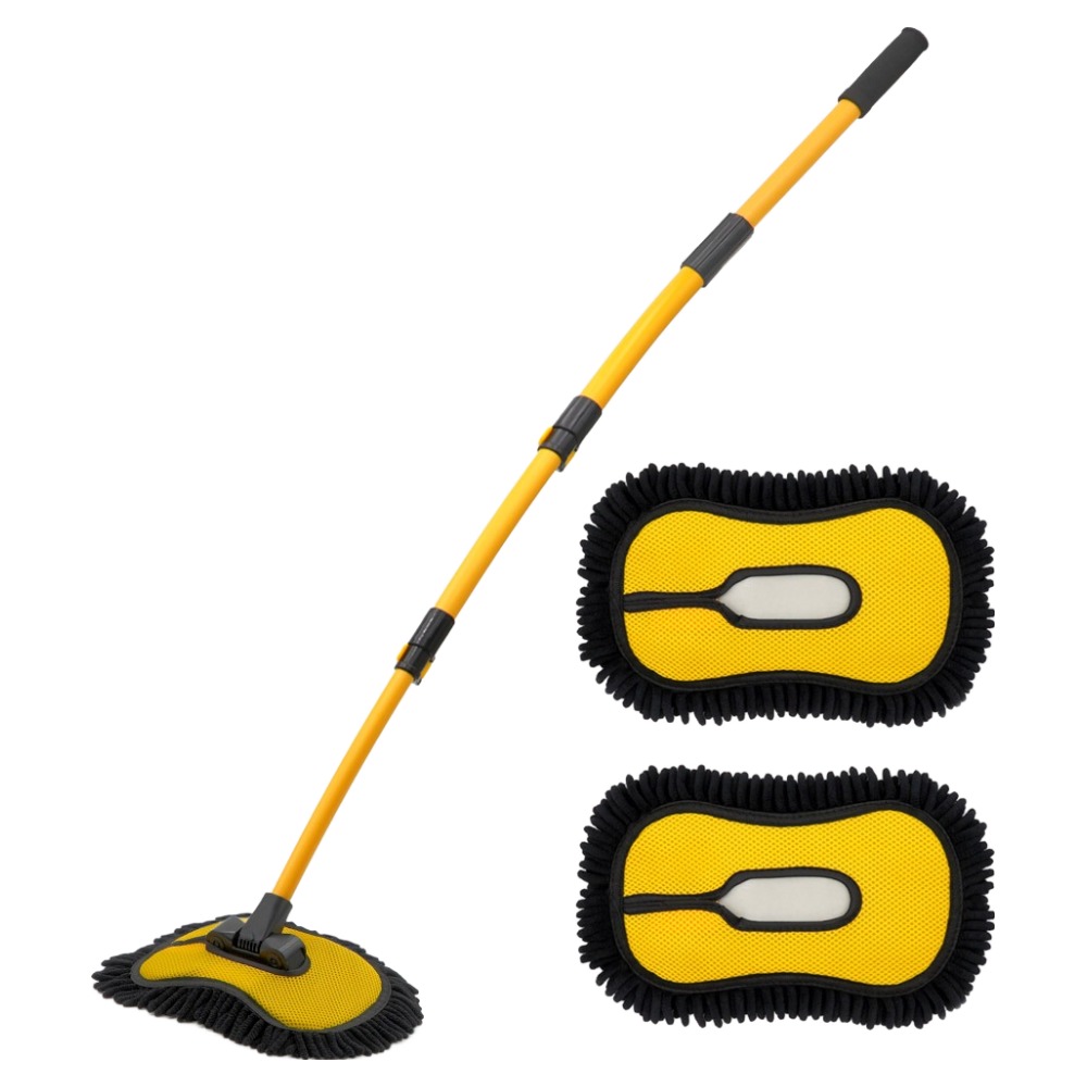 에이스피드 차량용 착 세차밀대 브러시 AP10L + 추가 걸레 2p 세트, 1개 35,100원