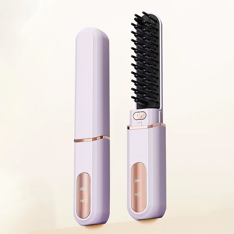 무선 빗 고데기 음이온 브러쉬 헤어 3단계 온도조절 매직기 휴대용 빗고데기 12,080원
