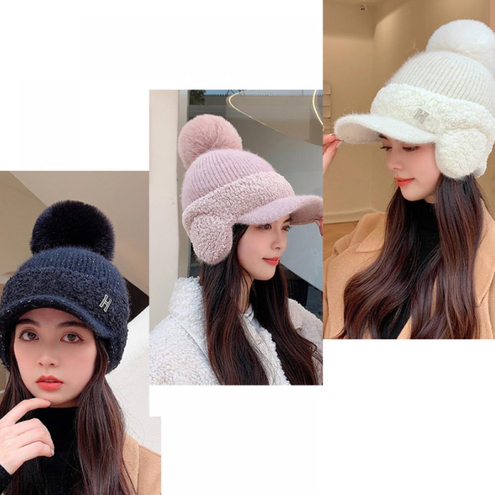 니콜 왕방울 털모자 겨울 방한 니트 비니 스포츠 패션  ysm*875LG 38,500원