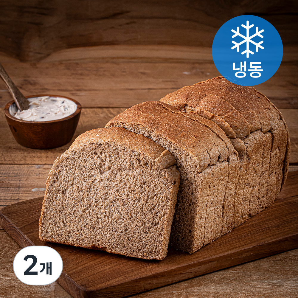 [로켓프레시] 리하베스트 저당 통밀식빵 (냉동), 550g, 2개 18,430원