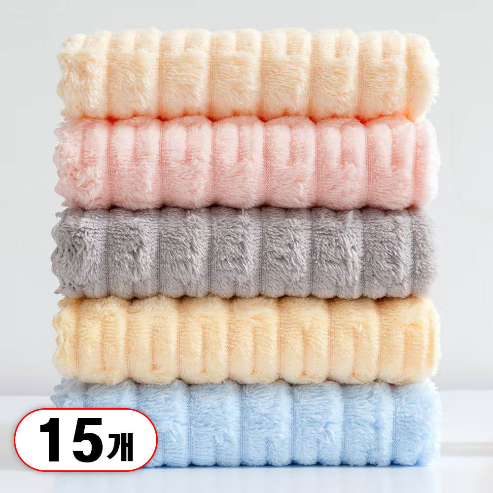 생활구독 두꺼운 극세사 빨아쓰는 주방 행주, 15개 15,000원