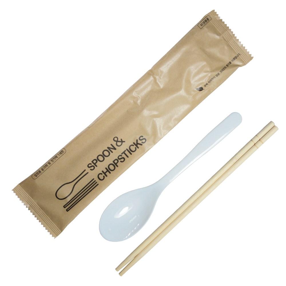 아센드 친환경 종이포장 수저 셋트 일회용 50개, 1세트, 50개입 9,950원