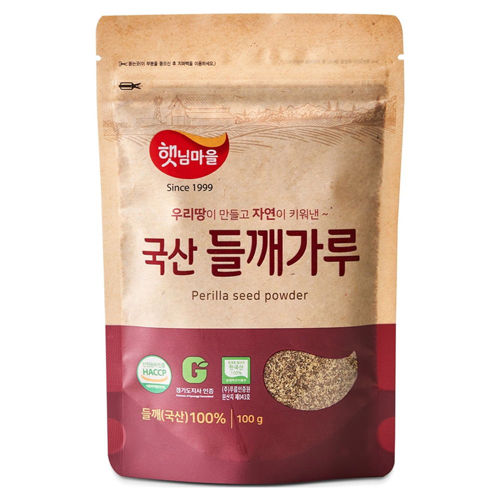 햇님마을 국산 들깨가루, 100g, 1개 6,490원