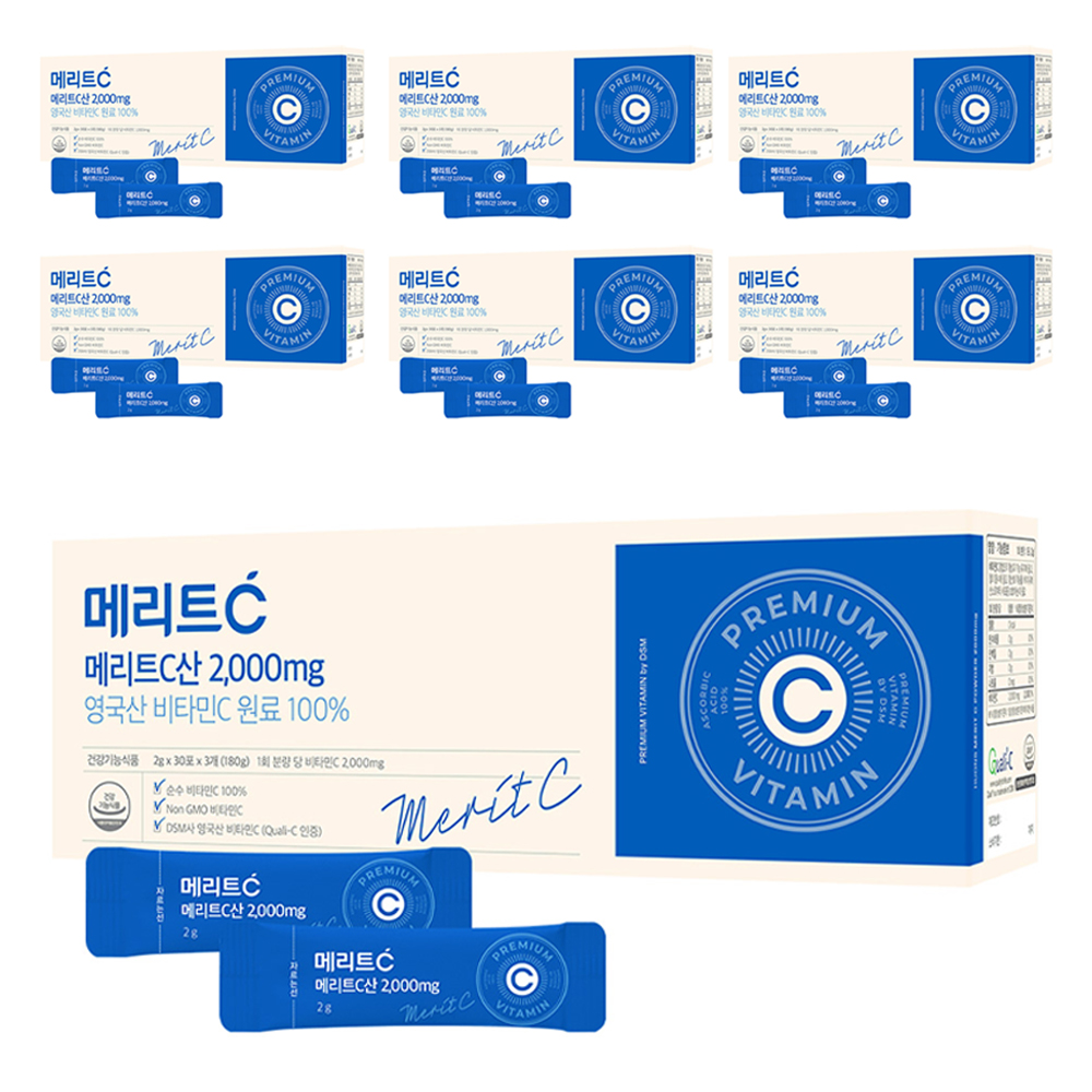 휴온스 메리트C 비타민 2000mg, 7개, 180g 185,500원