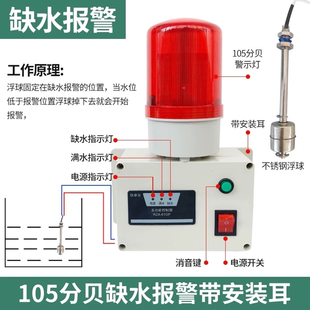 압력경보기 가스 고압 알람기 감지 산업용 저압 경고 90dB 92,460원