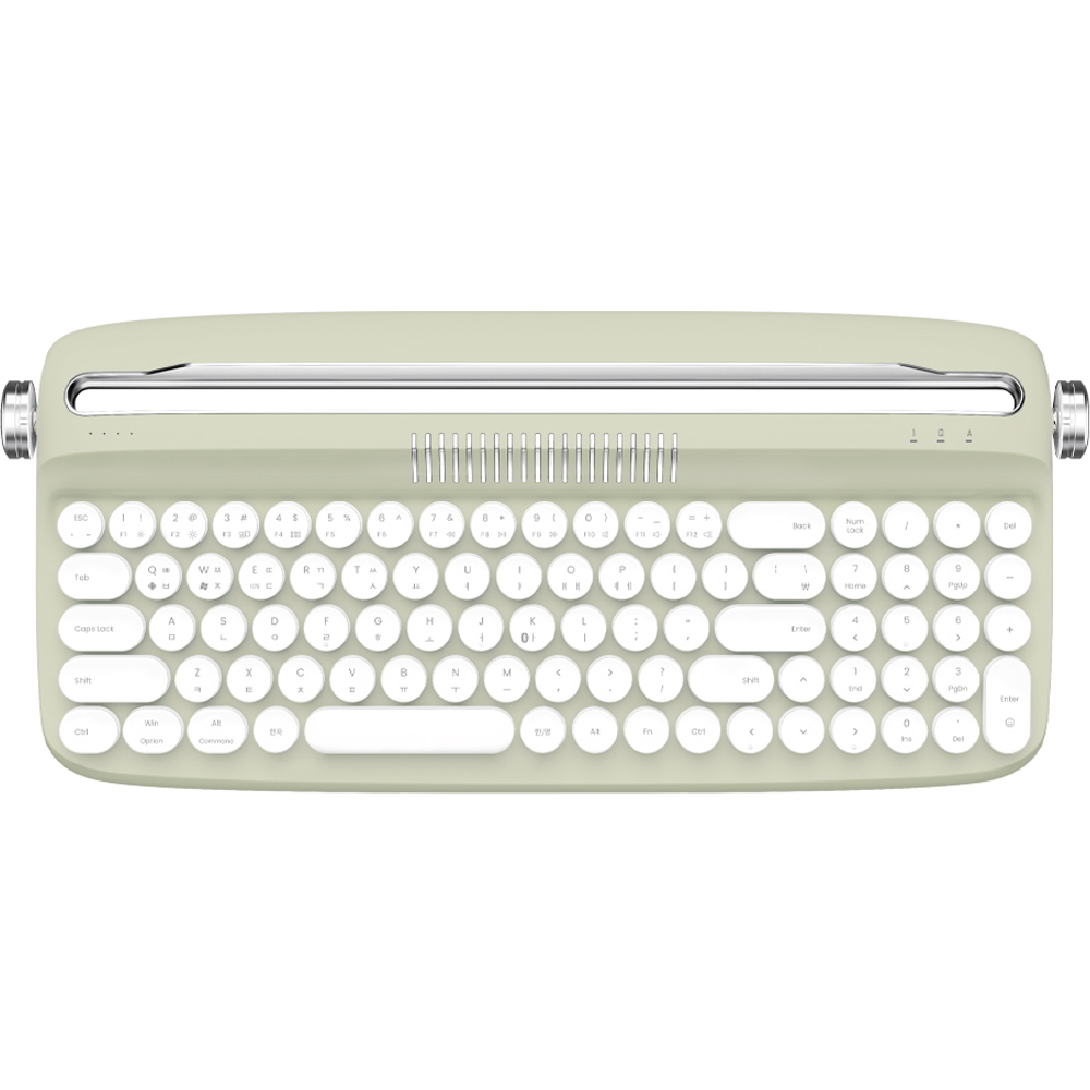 엑토 레트로2 블루투스 멀티페어링 풀배열 유무선겸용 일반형 키보드, 올리브 그린, B309 43,600원