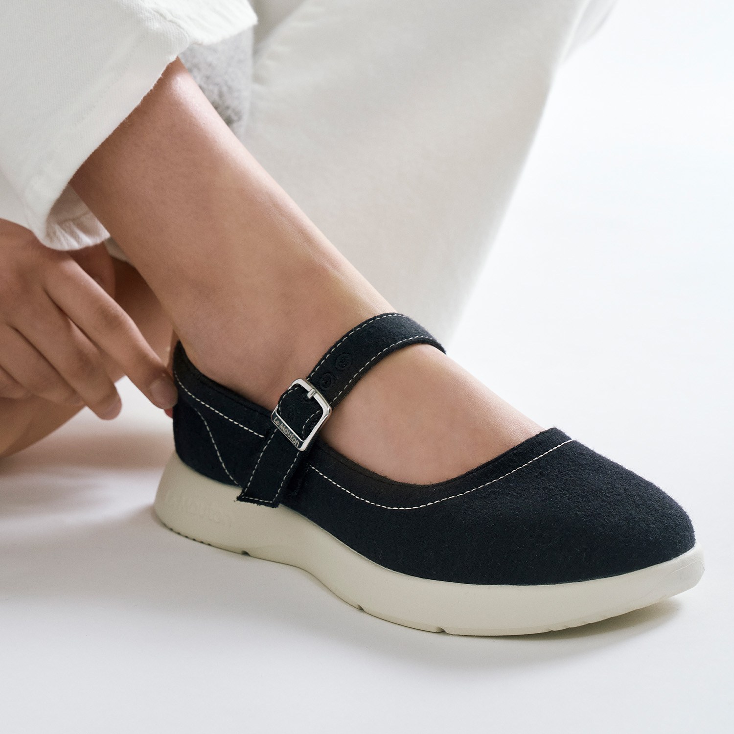 르무통 레츠 발 편한 메리노울 메리제인 운동화 118,000원