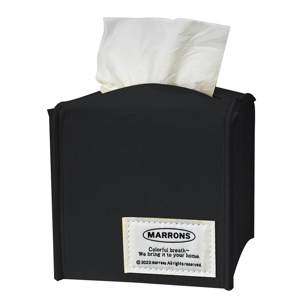 마롱즈 미니 펠트 티슈 케이스, 블랙, 1개 7,760원