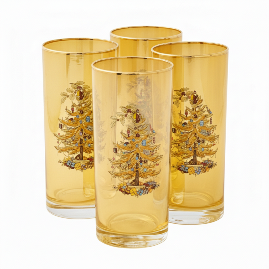 스포드 크리스마스 트리 하이볼잔 420ml 4p 50,200원