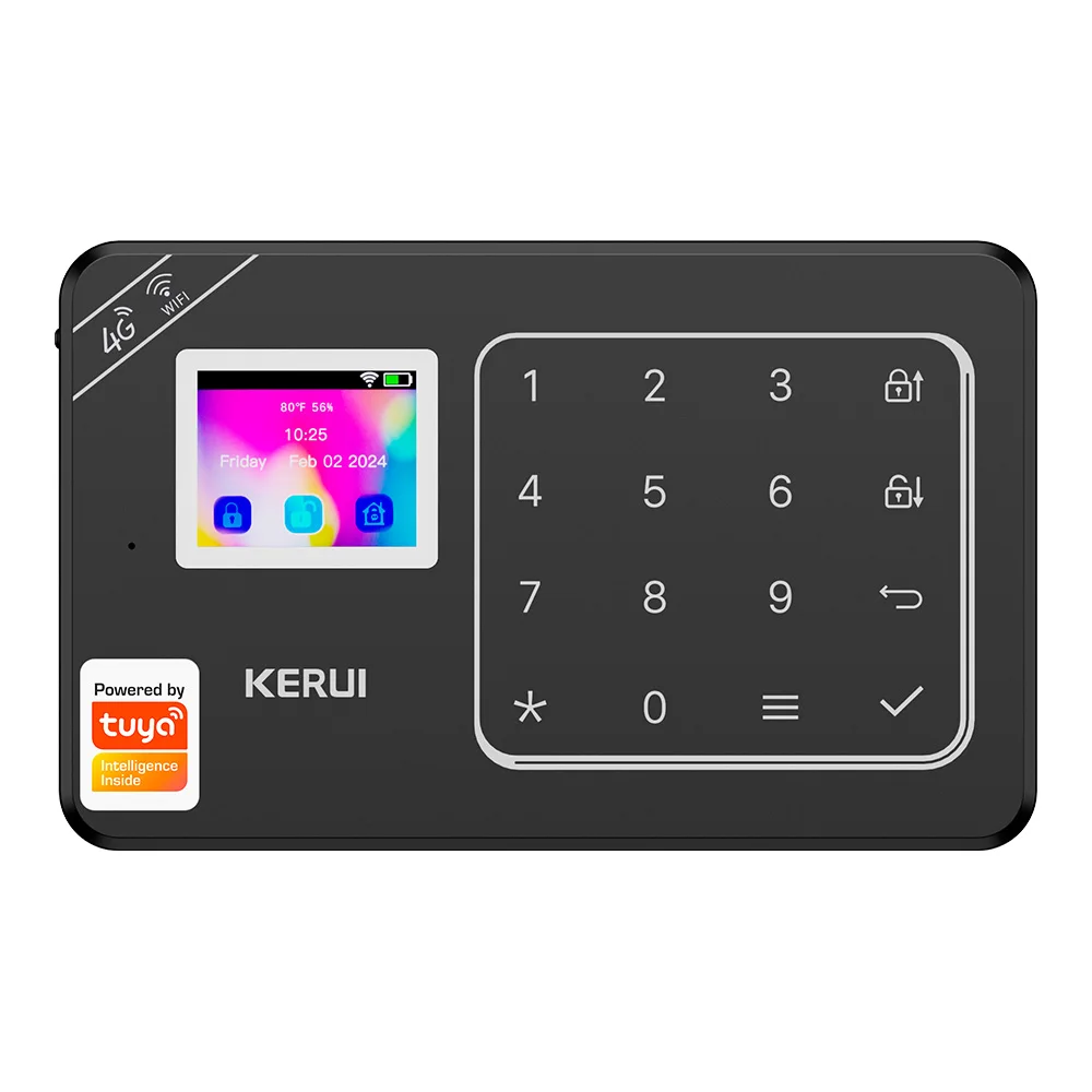 KERUI W184 4G 무선 WiFi 알람 시스템 GSM 홈 보안 도난 방지 Tuya 앱 동작 감지기 센서 Alexa Google 68,200원