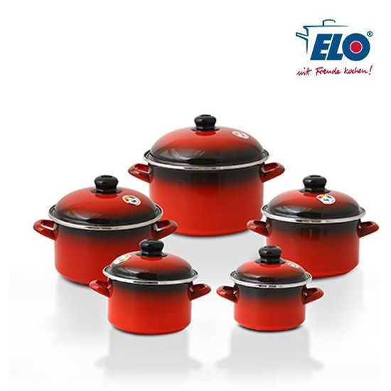 ELO IH 빨강법랑냄비 깊은형 5종 239,000원
