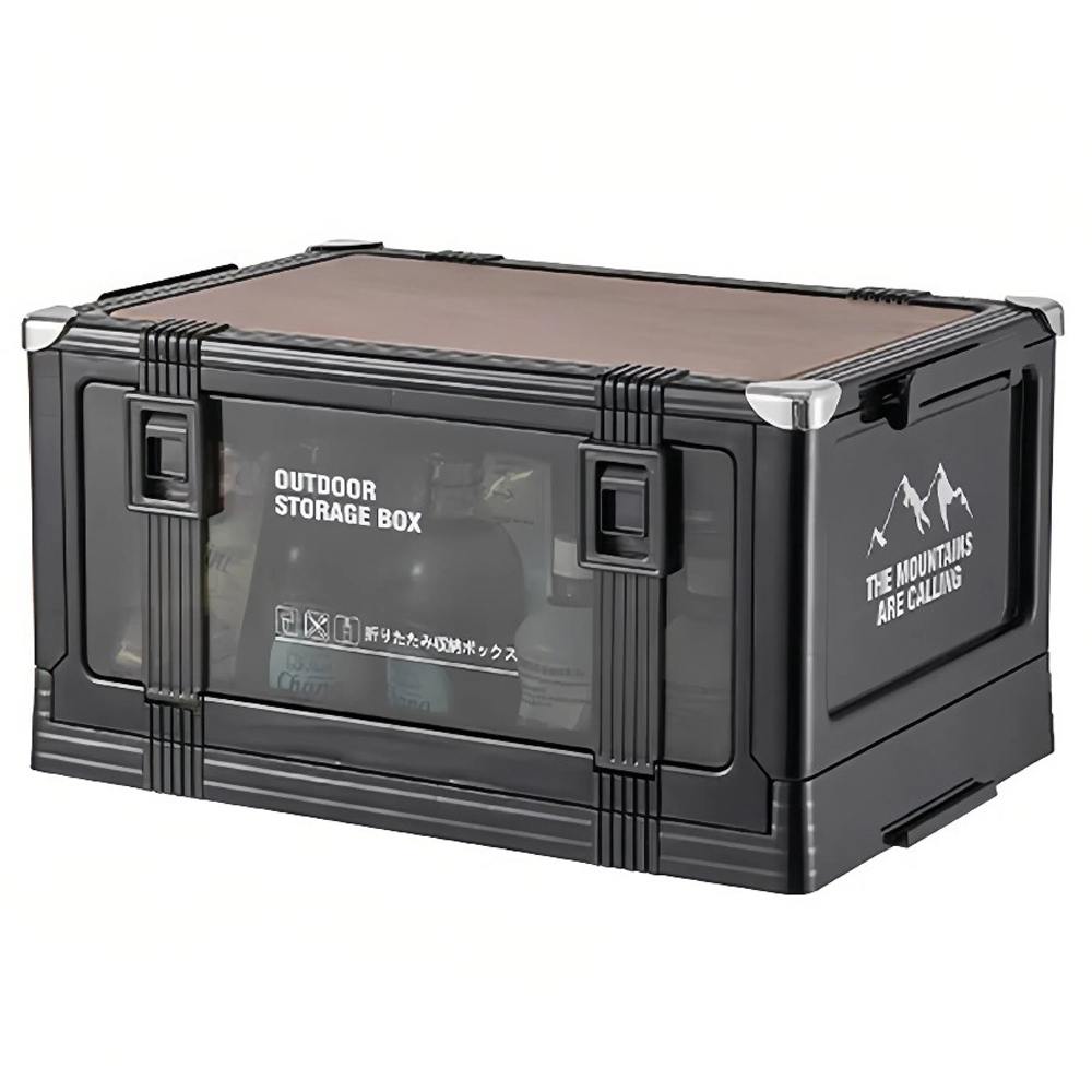 YEAAYE 캠핑용 접이식 폴딩 수납 박스 우드 상판 버전 소형 11,780원