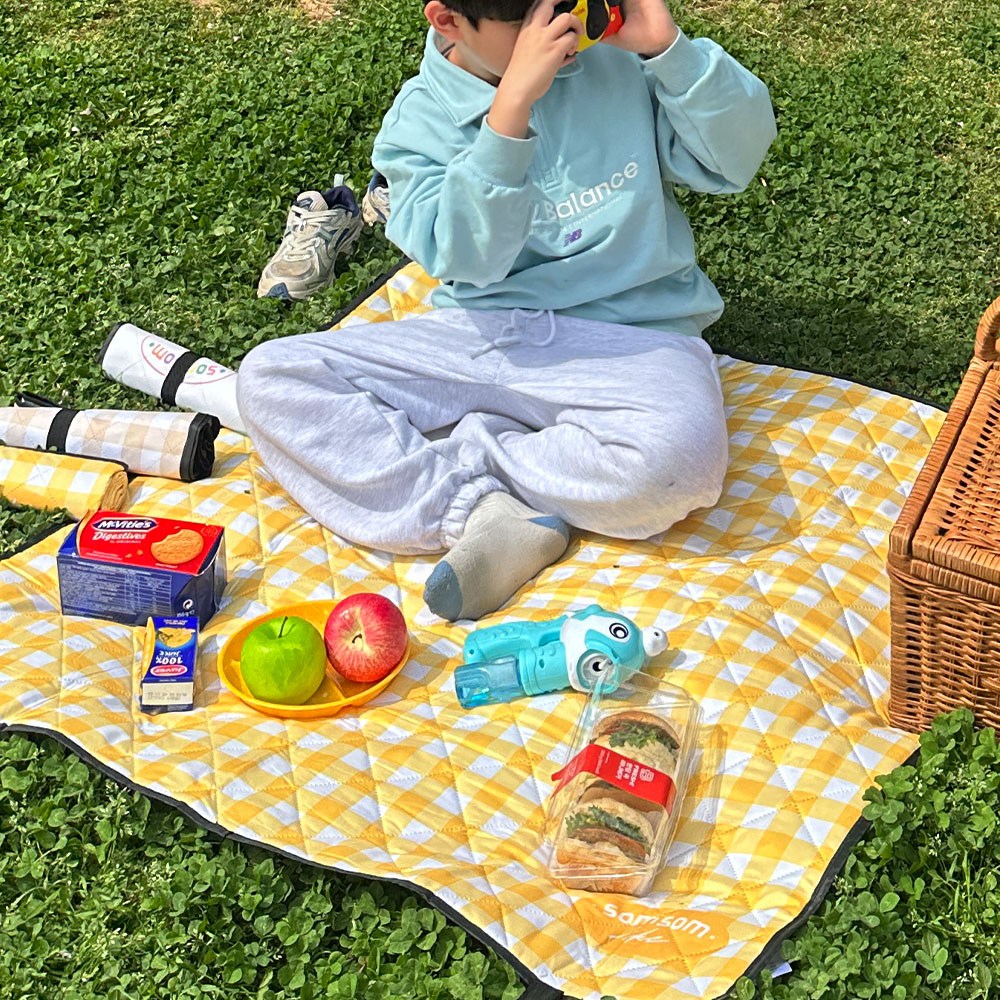 솜솜라이크 푹신한 1인용 돗자리 미니 방수 피크닉 매트 22,820원