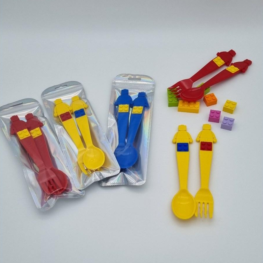 유치원 어린이집 생일 선물 답례품 포장 단체 구디백 옥스포드 수저 세트 유아 스푼 포크 1,800원