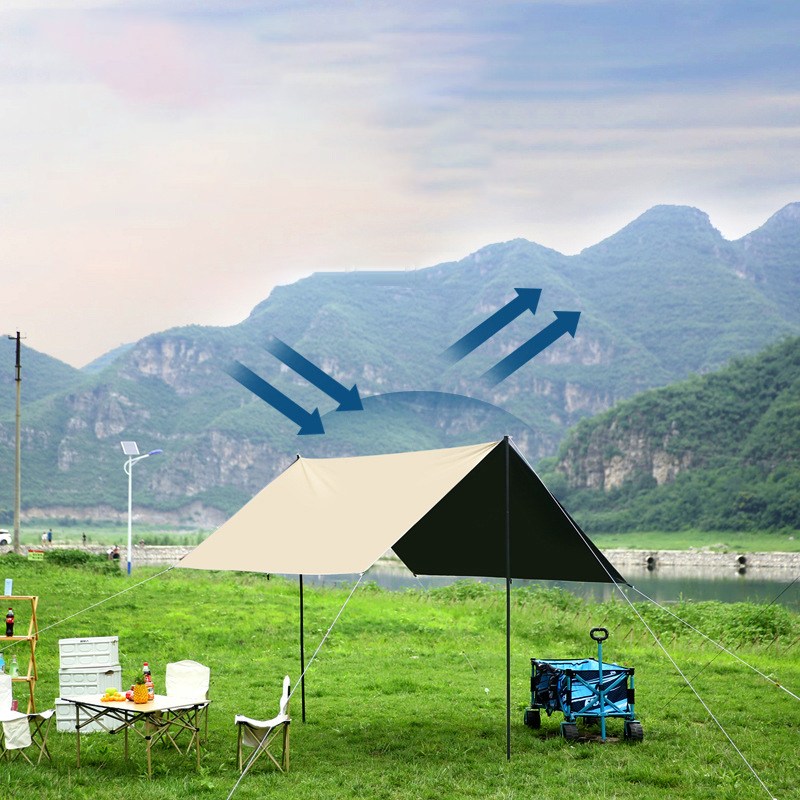 A star  블랙코팅 캠핑 옥스포드  타프 방수  휴대용 천막 99%자외선 차단 31,900원