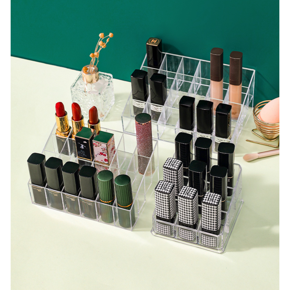 아라홍스 심플 아크릴 립스틱 정리함 9개입,24개입 5,900원