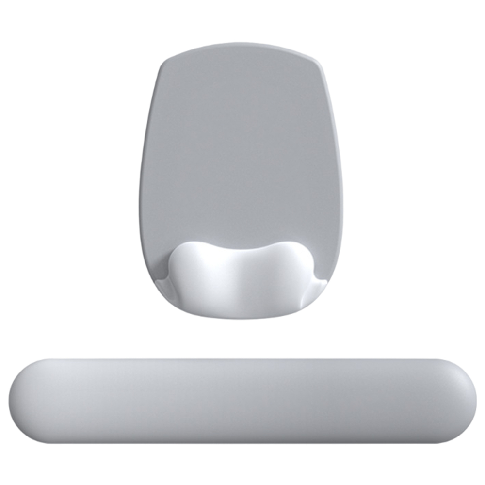 아라리오 벨루어 컴포트 키보드 마우스 손목 받침대 세트, 1개, 퓨어 그레이 21,500원