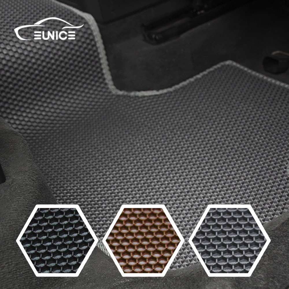 [국내제조] 유니스 르노 카매트 PVC 벌집 고무매트 자동차 차량 매트 1열+2열, 그레이, QM6 16y03m~현재 47,600원