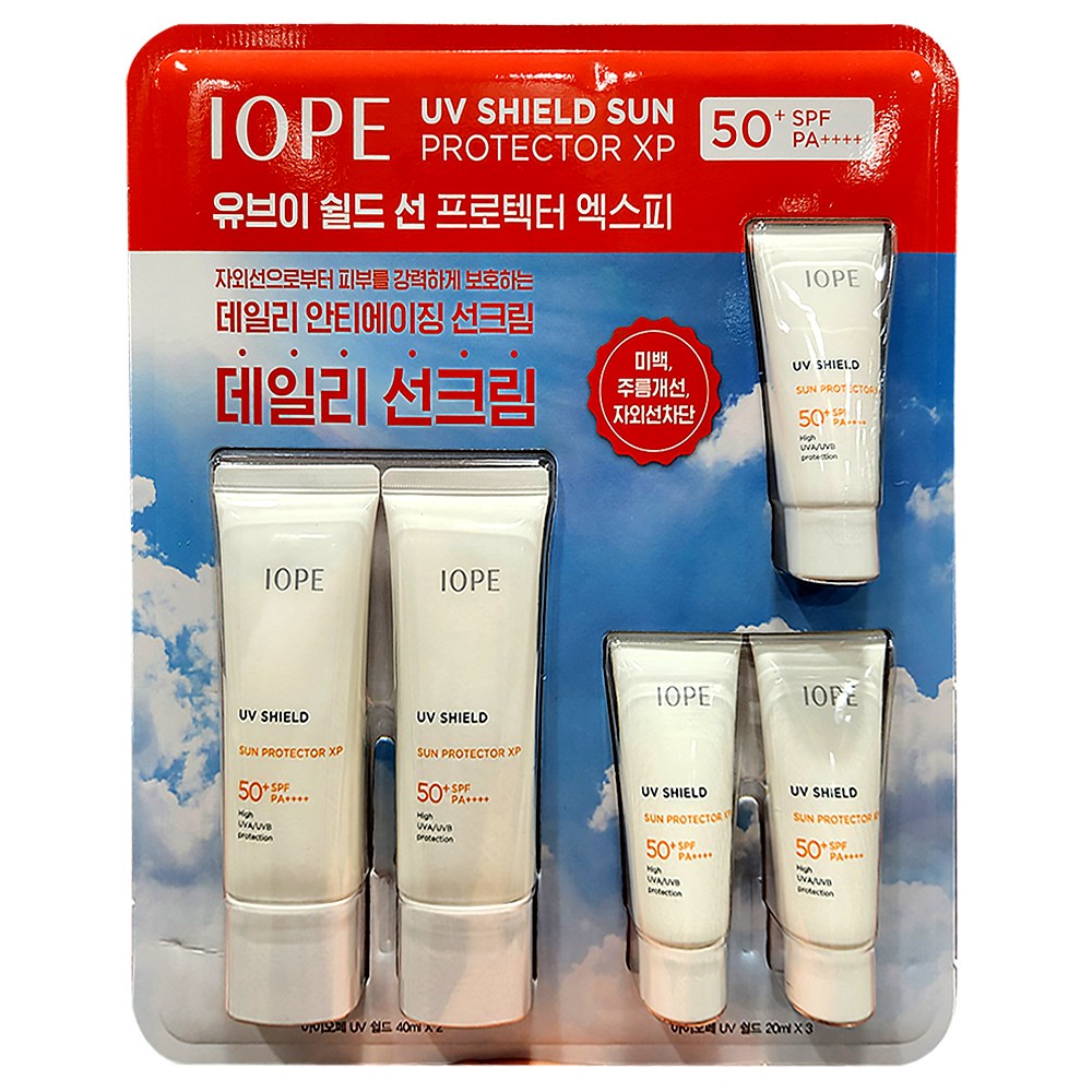 아이오페 UV쉴드 선프로텍터 엑스피 선크림세트 33,290원