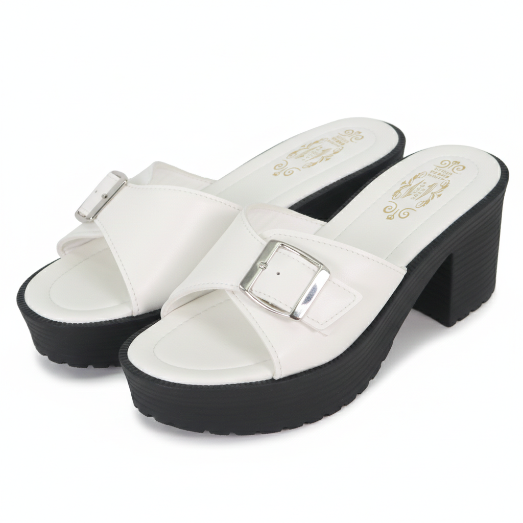 여성 빅사이즈 사무용 슬리퍼 키높이 통굽 슬리퍼 39,900원