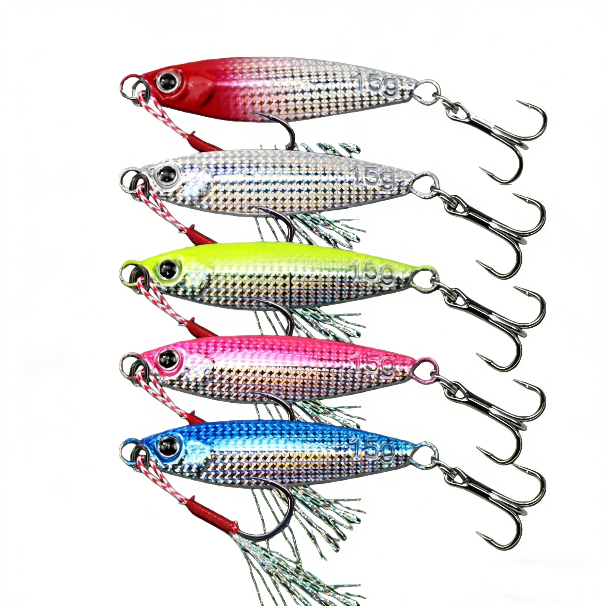 메탈지그 크롬 루어 낚시미끼 5종세트 8,980원