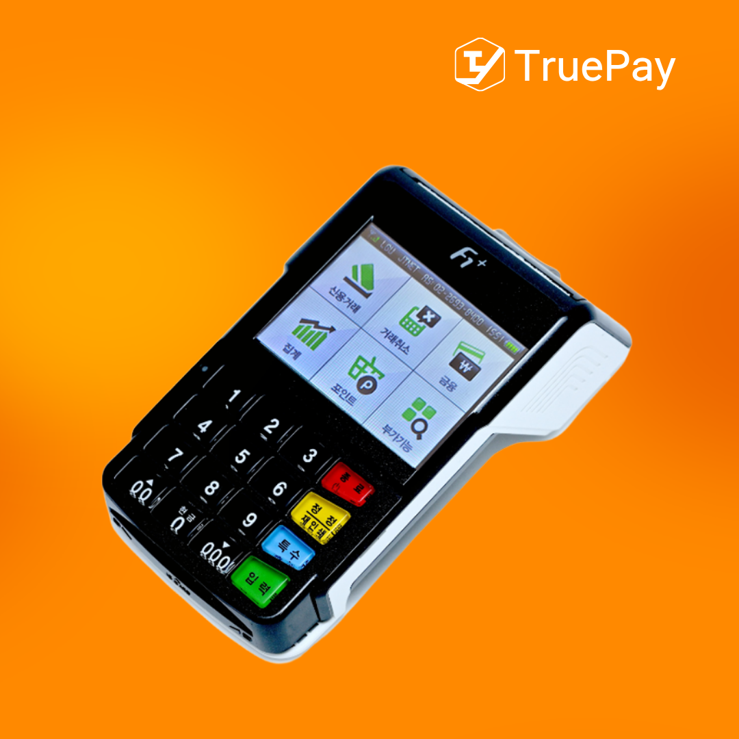 트루페이 카드단말기 휴대용 무선 휴대용 상성페이 LG페이 이동식 배달 결제기 개인 IC 신용카드 체크기 카드리더기 사업자, 1개, F1 PLUS 2,900원
