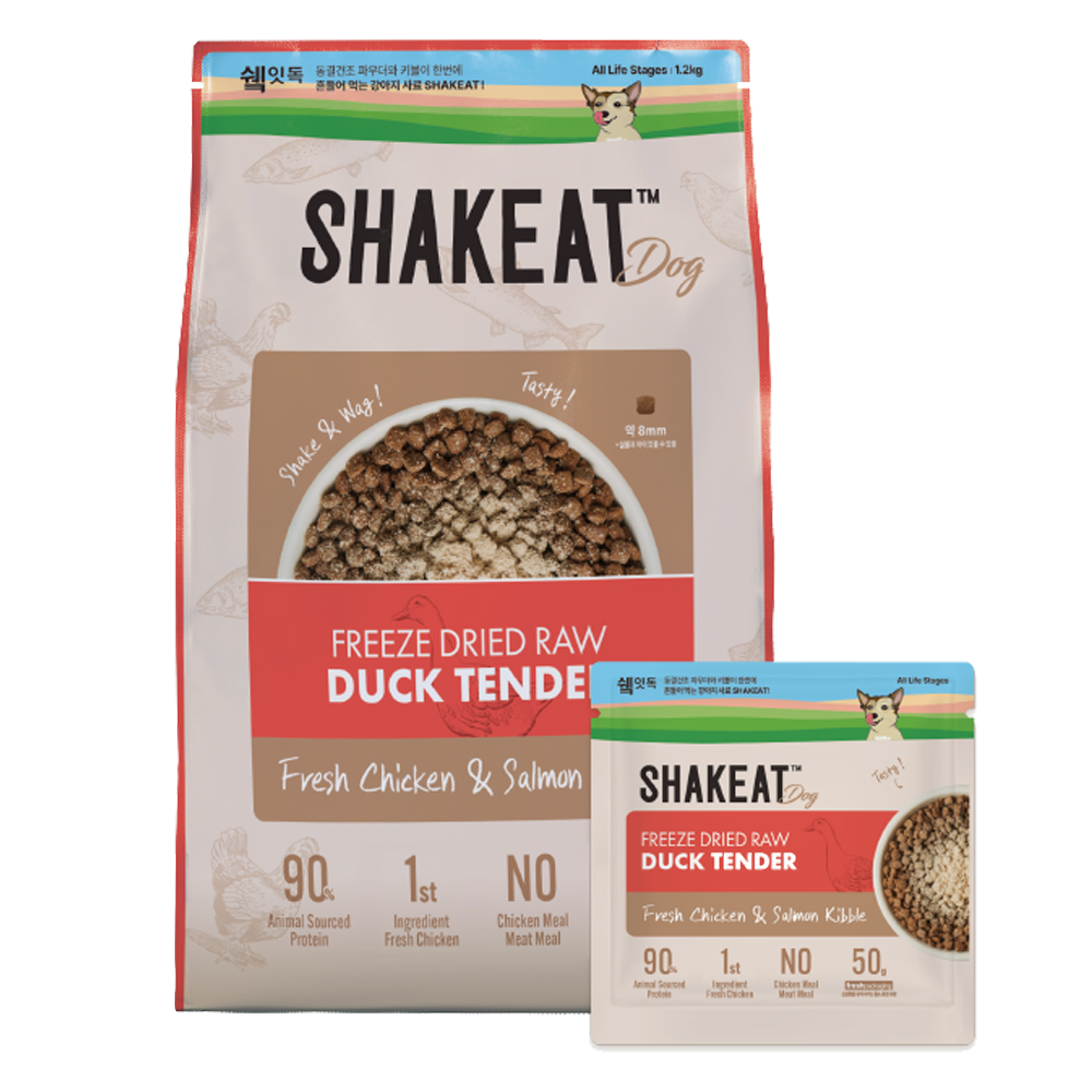 쉨잇 전연령 강아지 프레시 치킨 앤 살몬 키블 동결건조 사료 19,000원