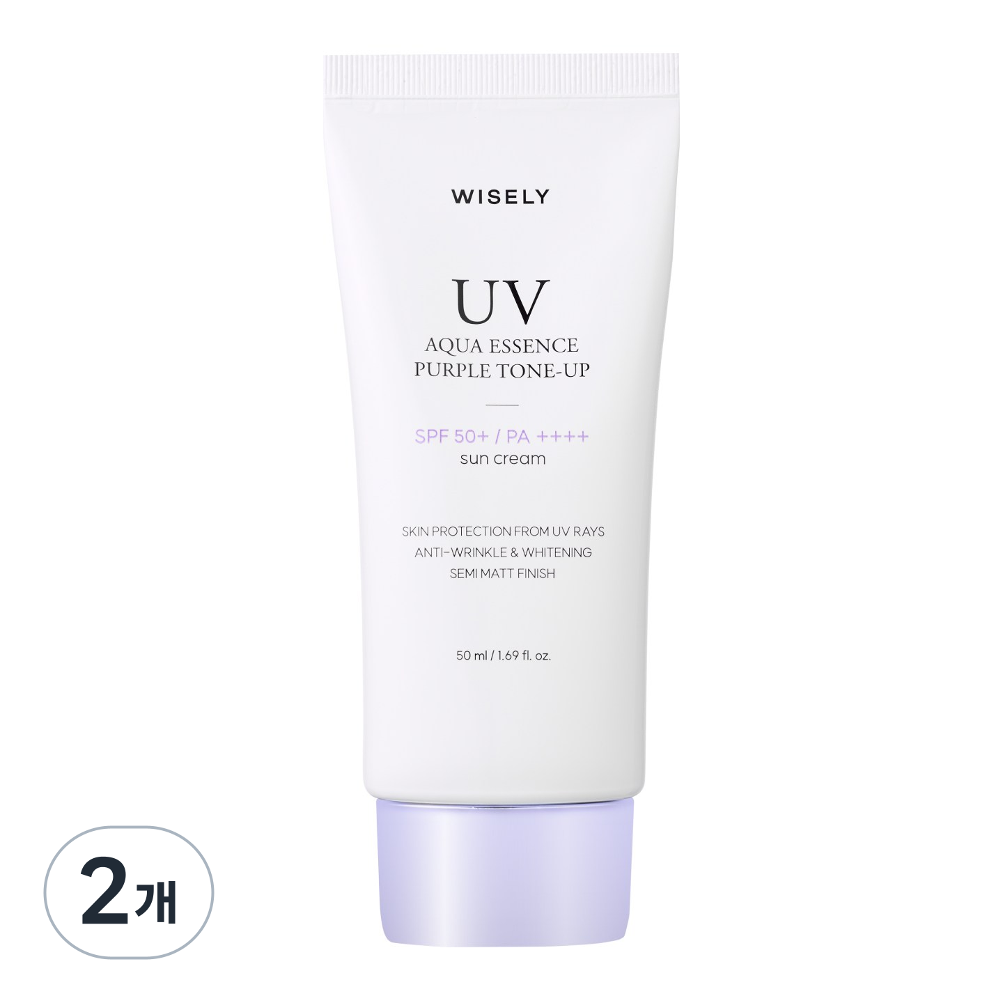 와이즐리 수분가득 쿨톤 보정 톤업 선크림, 2개, 50ml, 현재가 13,270원