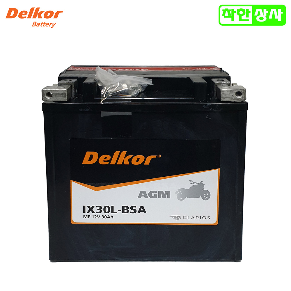 할리 투어링 델코 AGM 배터리 YIX30L-BS 12V30A STX30L 무료충전 178,000원