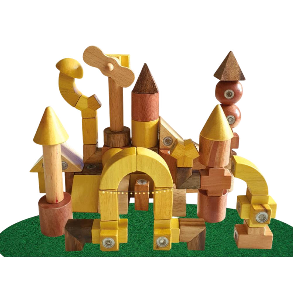 다양한 입체원목 자석브릭 유치원놀잇감 만들기 IQ 창의 스마트 616,300원