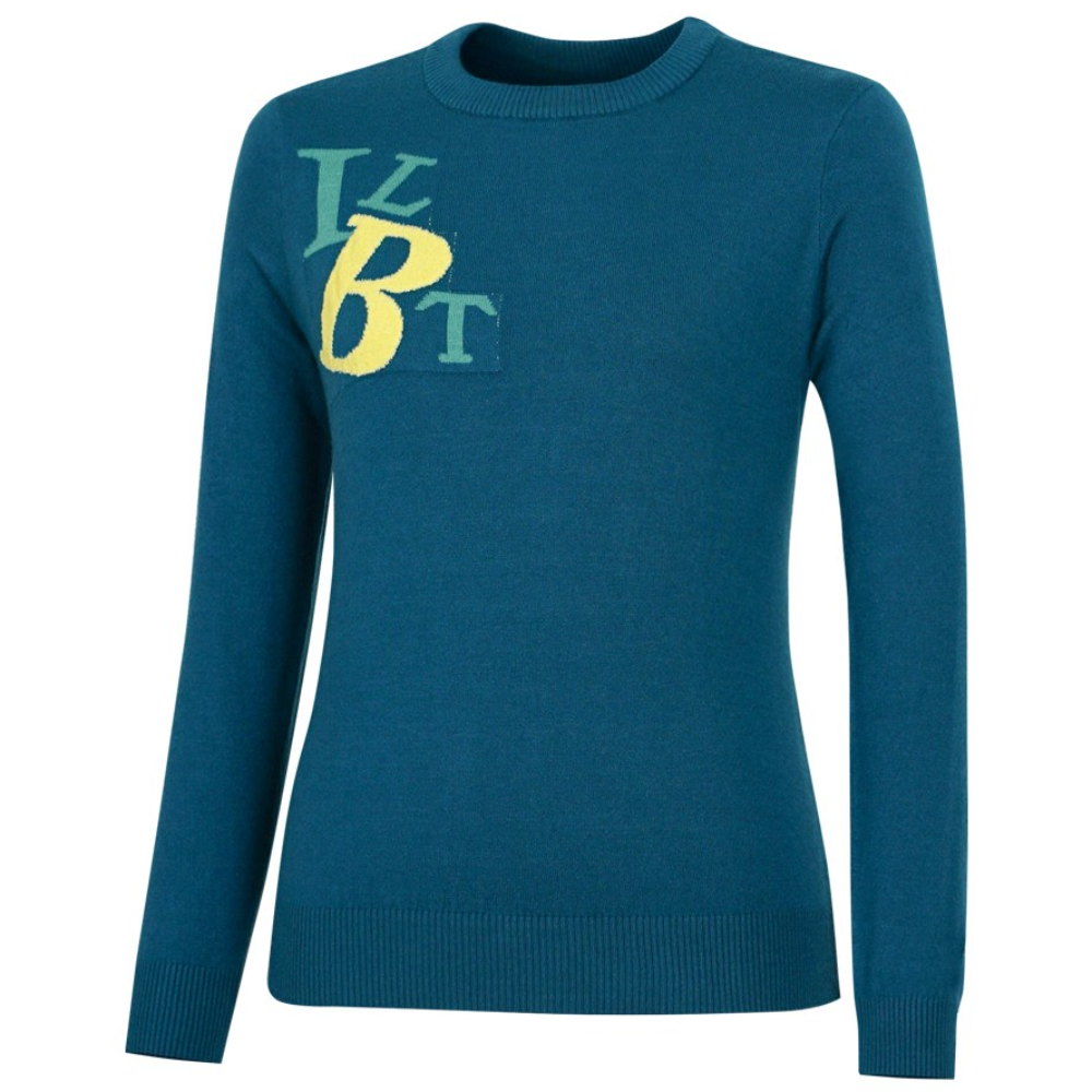 빌트모아 여성 골프웨어 로고 인타샤 라운드 니트 39,000원