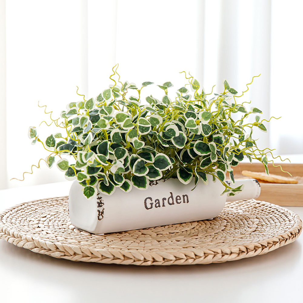 행복한마을 가든보틀 조화+화분, 혼합 색상, 1개 17,800원